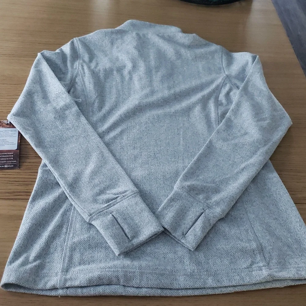 Kyodan Outdoor Women's Gray Quarter-Zip Pullover Sweatshirt Medium. NWT - Picture 7 of 12